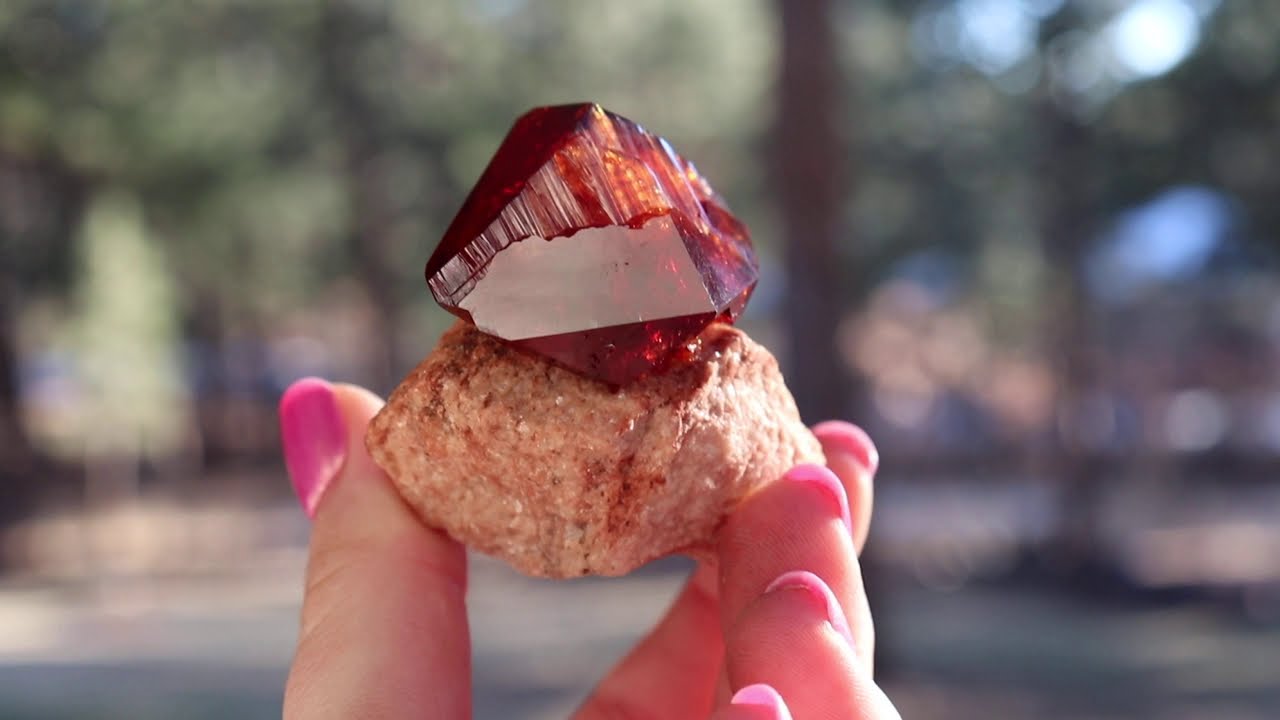 393059975465 Gem Arcanite Brown From Poland LQQK Large Twinned Crystals And Great Brilliance