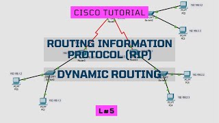 RIP (Routing Information Protocol) | Dynamic Routing | RIP | Cisco Packet Tracer Tutorial L5 | CS406