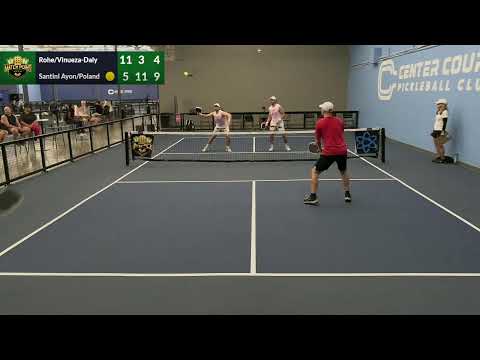 MPO Men's Doubles 5.0+ Gold Medal Match - Rohe/Vinueza-Daly vs Santini Ayon/Poland