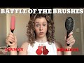 DENMAN VS BEHAIRFUL: CURL DEFINING BRUSH BATTLE! | Tutorial & Comparison on Fine High Porosity Curls