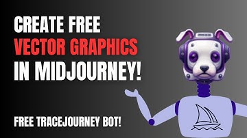Create FREE Vector Graphics With Midjourney IN DISCORD! - Trace Journey