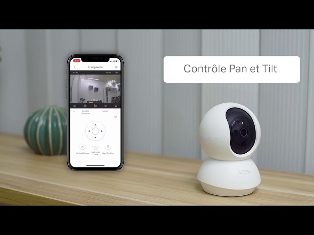 Tapo Caméra Surveillance WiFi intérieure 1080P C200