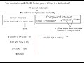Compound Interest Concepts and Calculations