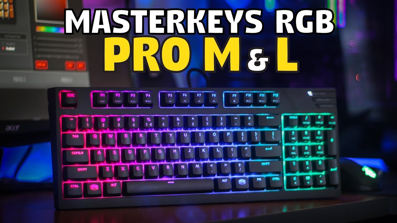キーボード CoolerMaster MasterKeys Pro L RGB MasterKeys Pro L RGB Mechanical Gaming Keyboard | Cooler Master