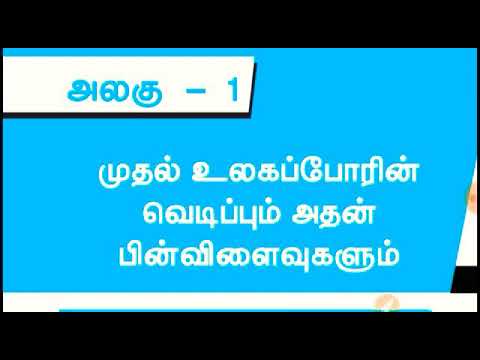 Tenth new Social Science book in Tamil  1 11 and 12  part 1