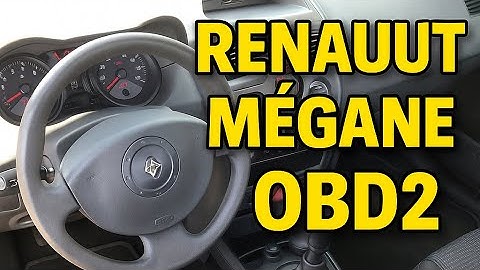 Renault Mégane (2002–2008) OBD2 Port Location #obdlocation #obdport