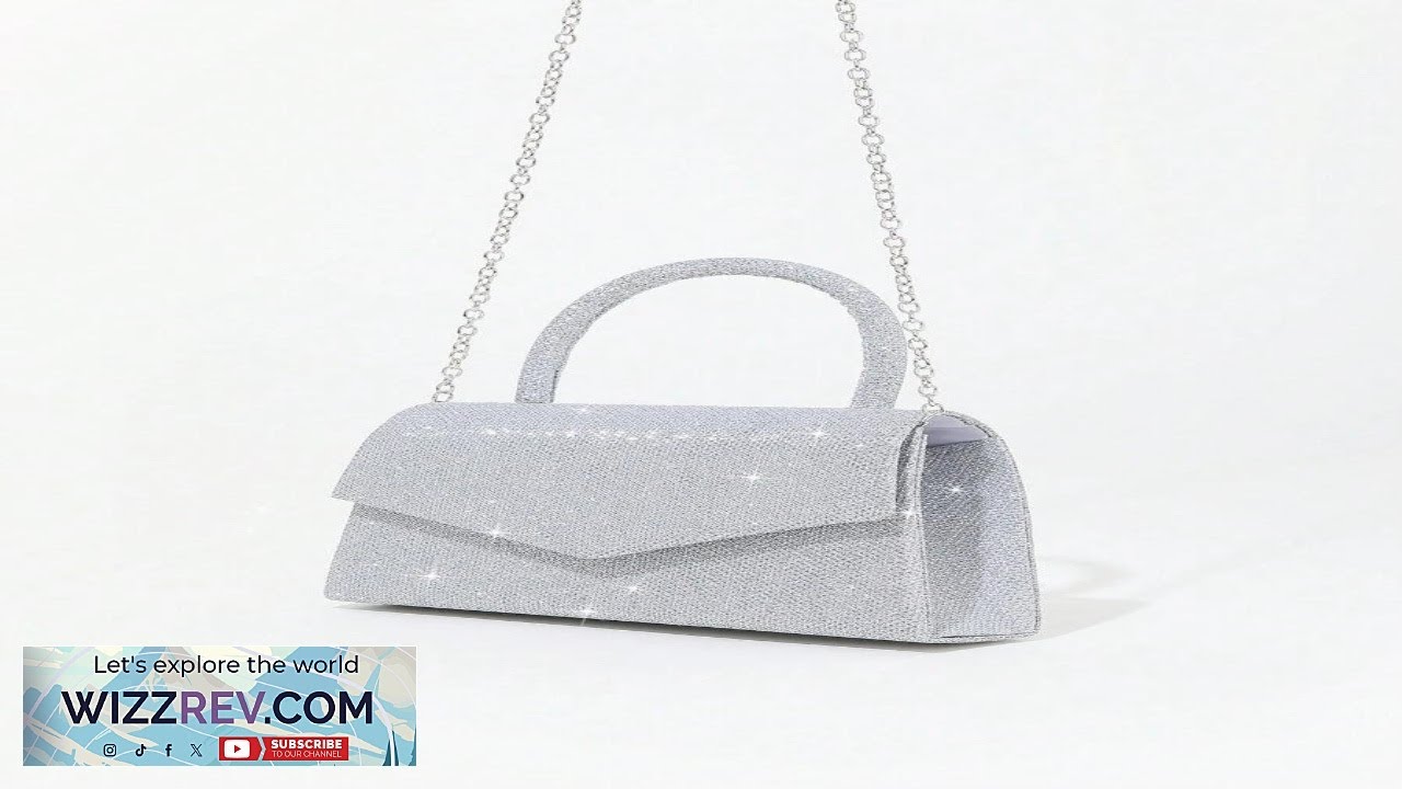 Миниатюрная сумочка с блестящим бантиком, элегантный клатч для вечеринки, свадьбы или выпускного ...