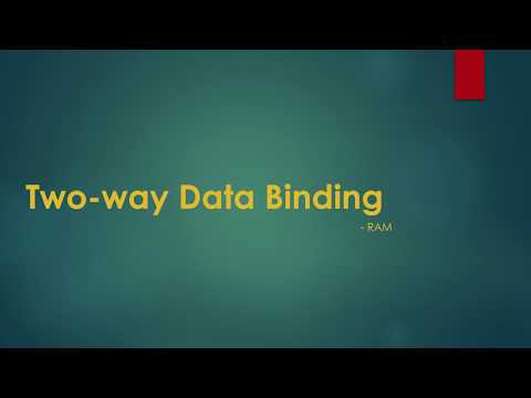 Two-Way Data Binding in Angular