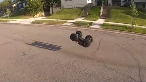 Outcast 8s standing backflip attempt with big block