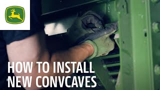 How To Install New Concaves | John Deere Combines
