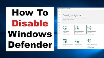How To Permanently Disable Windows Defender & SmartScreen - Windows 10 Security