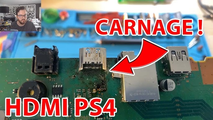 Remplacement port HDMI Ps4 - Repair HMDI Ps4 port 