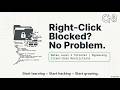 Right-Click Block-ah? No Problem! | Natas Level 1 Tutorial | CN3 (Playlist Part 2)