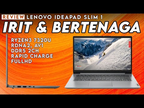 Laptop Terbaru AMD yg Murah & Kencang dengan Ryzen 3 7320U: Review Lenovo IdeaPad Slim 1 14AMN7