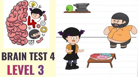 🧠 Brain Test 4 Level 3 | I must find a way to calm down my angry uncle | Walkthrough