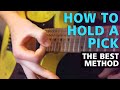 How To Hold Your Guitar Pick Properly (The BEST Way, With Close Up Examples)