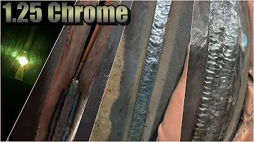 1.25 Chrome Welding/TIG(GTAW)+Flux core(FCAW) Welding