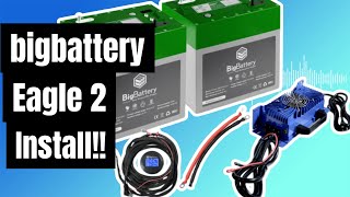 bigbattery.com Eagle 2 Golf Cart Lithium Battery Install!!