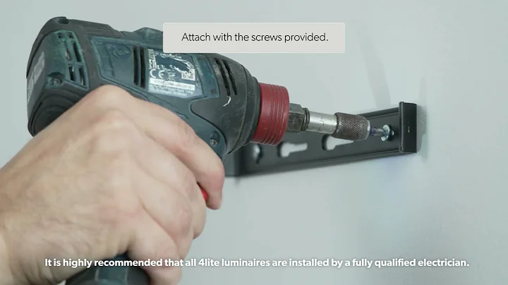 4lite IP54 Wall Ceiling Light Installation Guide | Screwfix