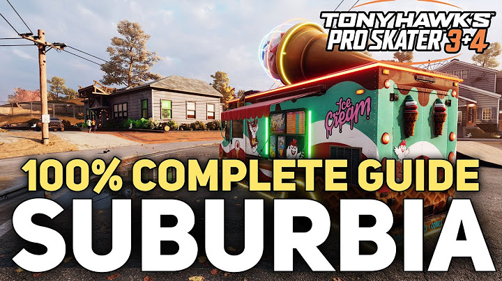 Suburbia - All Goals & Secrets - Tony Hawk's Pro Skater 3 + 4