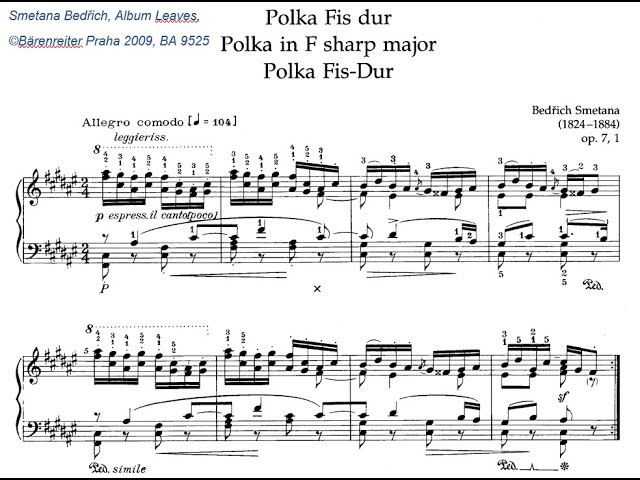 Smetana - Polka pour piano : Andras Schiff, piano