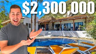Inside a STUNNING $2,300,000 Home with City VIEWS in Palm Springs!