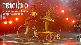 Triciclo com plataforma GIRATÓRIA e roda de Penny Farthing!! Completo e legendado