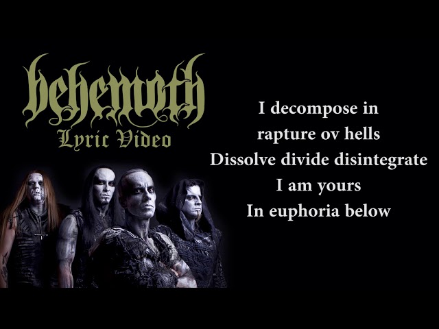 Behemoth - The Satanist (LYRICS / LYRIC VIDEO) class=