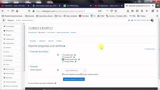 Como Exportar Bancos De Preguntas En Moodle