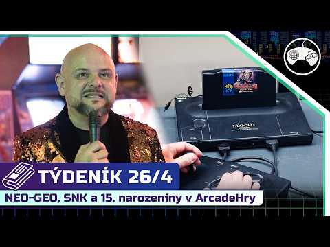 TÝDENÍK 18/4 | NEO-GEO, SNK a 15. narozeniny v ArcadeHry | Retro Hráč #retrohrac #arcadehry
