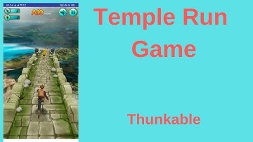 Temple Run Game in Thunkable Free .Aia Game App