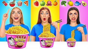 Emoji Food Challenge | Big, Medium and Small Food by Multi DO Challenge