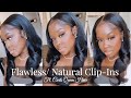 The Most NATURAL And FLAWLESS Clip Ins! | Step By Step Tutorial Ft. Curls Queen Hair | JessicaNicole