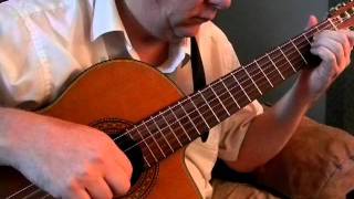 Video thumbnail of "Man of La Mancha; Don Quijote, Music by Mitchel Leigh,  Solo guitar Peter Carpenter"