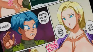 Trunks Saving Android 18  In A Alternate Universe...