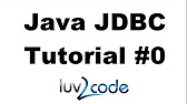 Java JDBC Tutorial - YouTube