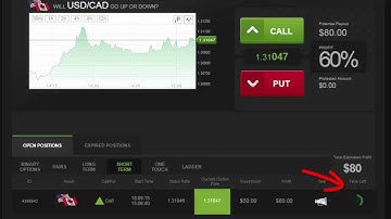 USD/CAD Profits using Daily Binary Profits (DBPv7)