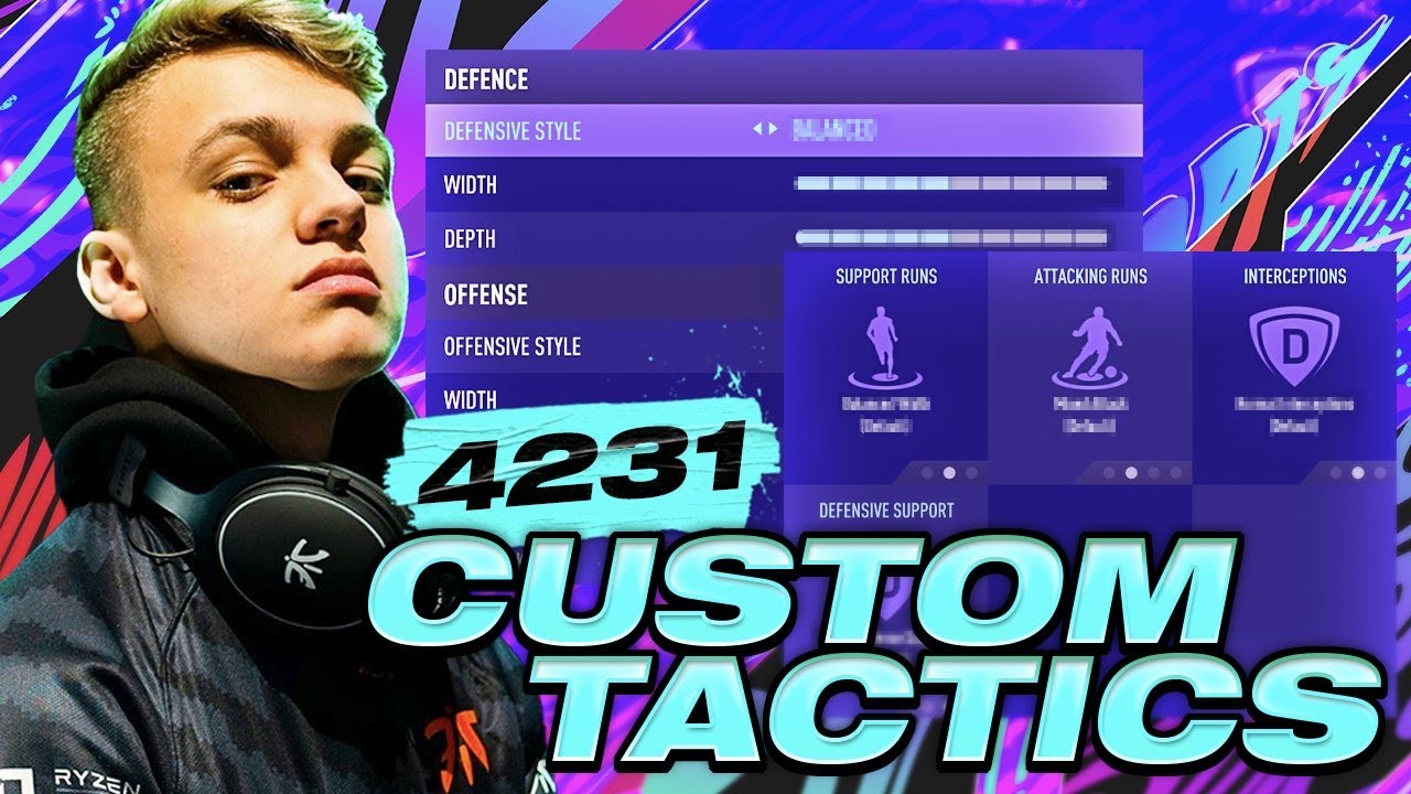 Fifa 21 1st In The World 4 2 3 1 Custom Tactics Instructions Youtube