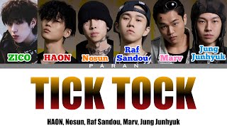 TICK TOCK (Feat. ZICO) (Prod. by ZICO, Crush) - Team ZICO × Crush 【日本語字幕/カナルビ/歌詞/パート割】