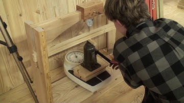 Scale Beam Deflection Testing