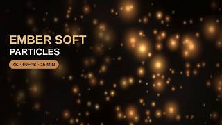 Ember Soft Particles Screensaver | 4K 60FPS Silent No Sound Wallpaper 15 Min screenshot 1