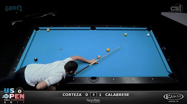 2017 US Open 8-Ball: Corteza vs Calabrese