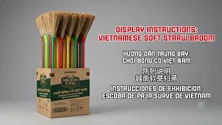 Display Instructions: Vietnamese Soft Straw Broom screenshot 4