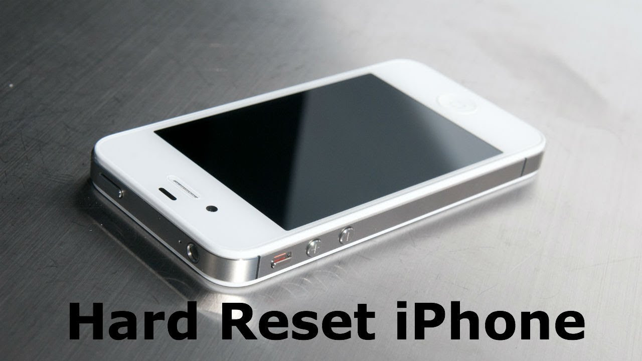 รีเซ็ต iphone 4 ติดรหัส  2022  hard reset iPhone