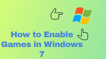 How to Enable Games Windows 7| A I O