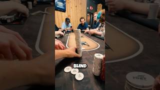 can you win at poker without looking at your cards? 🤔 #poker #shorts