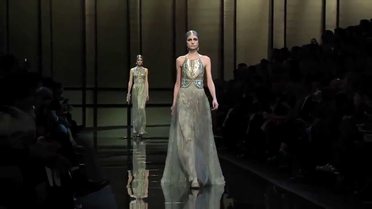 Giorgio Armani Privé One Night Only in Paris Runway Show Spring Summer ...
