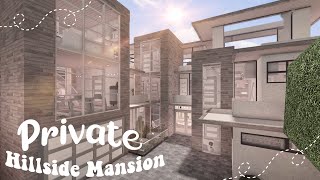 ROBLOX Bloxburg // Private Hillside Mansion // 1/3 // Le Yuii