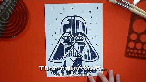 Draw Darth Vader in One Minute!