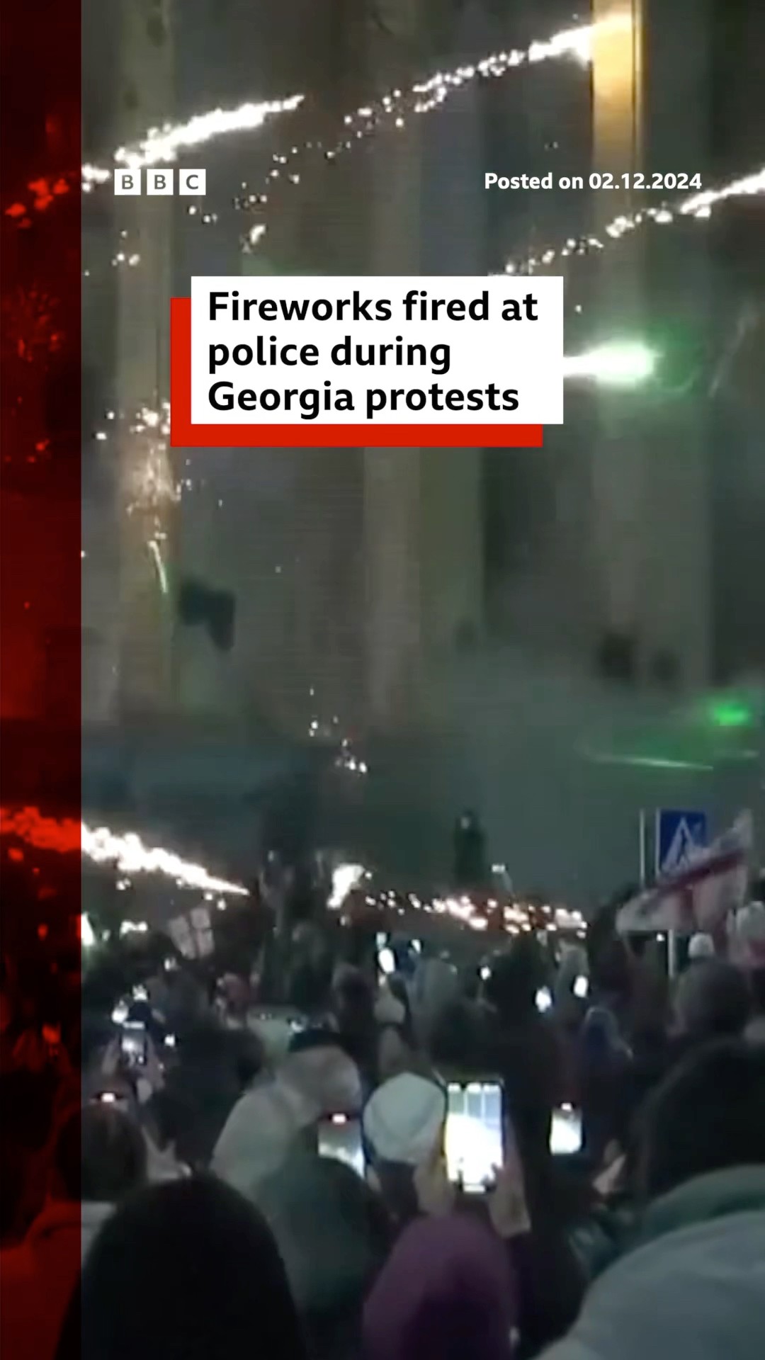 Pro-EU protesters clash with police in Georgia. #Georgia #Tbilisi #BBCNews